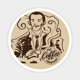 Man drinking coffee Magnet